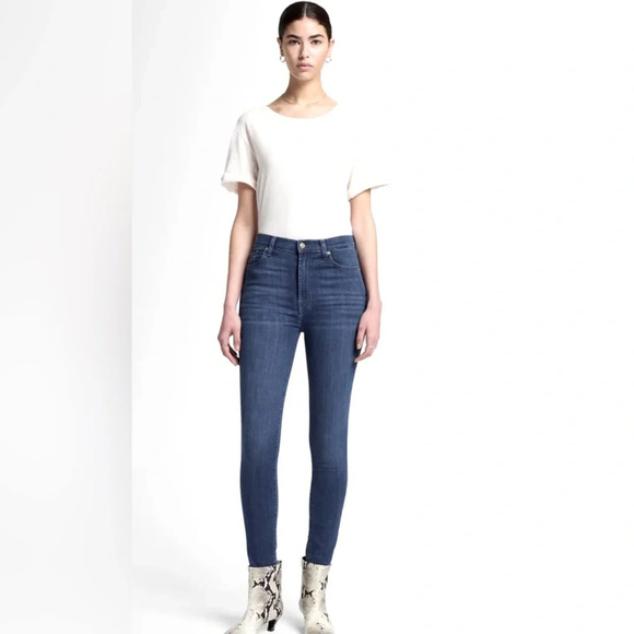 7 for all mankind b air skinny ankle size 24 jeans - Picture 1 of 4